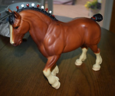 VTG Breyer Clydesdale Stallion Horse #80 Red and White Bobs 1972 - 1986 Bay USA picture