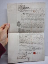 1748: ENGLISH PROMISSORY NOTE HAND SIGNED AND SEALED picture