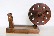 Antique Wool Winder Spinning Wheel 19th C. Indian Asian Charkha Country Rustic picture