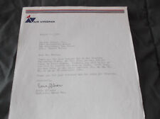  AIR VIRGINIA AIRLINES-1982-TRAVEL AGENCY CERTIFICATE OF APPOINTMENT picture