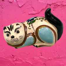 Tonola Art Vintage Cat Figurine Handpainted & Signed 4