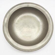 Antique Hallmarked 19th Century Scottish Pewter Bowl Orkney Islands picture