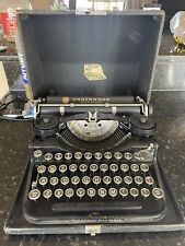 1920s Antique Underwood Standard Portable Typewriter Vintage with case WORKS picture