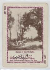 1897 US Playing Card Game of Famous Paintings Dance of the Nymphs #D6 0w6 picture
