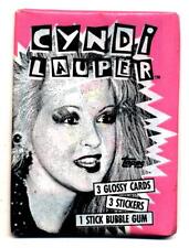 1985 Topps Cyndi Lauper Trading Card Pack picture