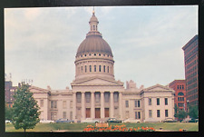 Postcard St Louis MO - c1950s Court House Old Cars picture