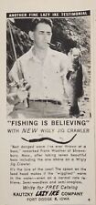 1961 Print Ad Lazy Ike Wigly Jig Crawler Fishing Lures Kautzky Fort Dodge,Iowa picture