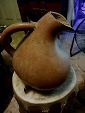 **AWESOME  VINTAGE NATIVE AMERICAN LOUISIANA GOURD ART PITCHER  COOL UNIQUE ** picture