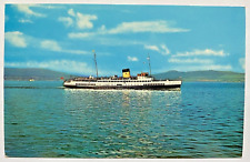 T.S. Queen Mary II Ship 4 Cent Black Lincoln Stamps Great Britain Postcard picture