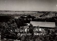 1940s OGALLALA NEBRASKA KINGSLEY DAM LAKE McCONAUGHY REAL PHOTO POSTCARD 25-166 picture