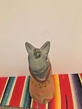 Vintage Mexican Folk Art Horchow Collection Clay Donkey Bell ~ picture
