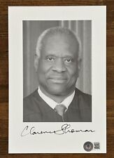 JUSTICE CLARENCE THOMAS SUPREME COURT SIGNED PICTURE AUTOGRAPHED BECKETT BAS COA picture