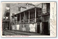 1906 Old House Exterior French Quarter New Orleans LA Posted Vintage Postcard picture