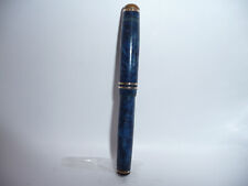  Carter's Vintage Blue Marble Vest Pocket Fountain Pen-flexible fine picture