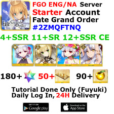 [ENG/NA][INST] FGO / Fate Grand Order Starter Account 4+SSR 50+Tix  #2ZMQ picture