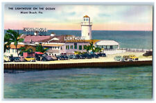 c1950's The Lighthouse on the Ocean Miami Beach Florida FL Vintage Postcard picture