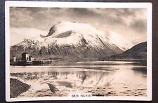 BEN NEVIS Mountain   Scotland   Vintage 1930's  Photocard  FD09 picture