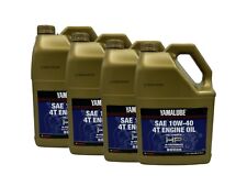 Yamalube 10W40 Full Synthetic 4T Hi-Performance Engine Oil LUB-10W40-FS-04-4PACK picture