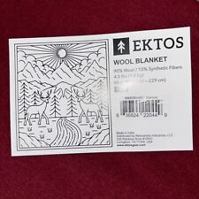EKTOS 90% Wool Blankets, 90