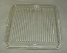 Vtg FEDERAL GLASS Large Refrigerator Dish LID ONLY XLNT  8 3/8