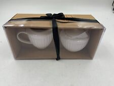 Cook's Studio Ceramic Boxed 3x5in Cream and 4x5in Sugar Set CC01B44010 picture