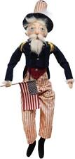 Joe Spencer Art Doll Lg Uncle Sam Patriotic 4th of July Gallerie II Soft Sculpt picture