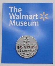 Walmart Limited Collectible Mr. 30 Years of Service Metal Pin. *RETIRED PIN* picture
