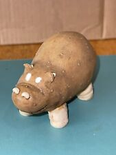 Enesco Home Grown Potato Hippo #4002360 Resin Figurine 2004 Hippopotamus Damage picture