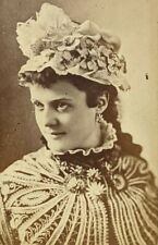 Vintage 1890s? Minnie Palmer Theater Play Musical Actress CDV Tobacco? Card picture
