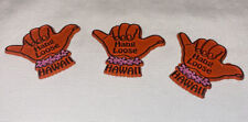 VTG Hang Loose Hawaii Refrigerator Magnets Lot Of 3 picture