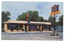 Vintage Glass House Restaurants Advertising Postcard picture