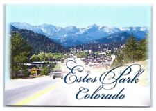 Postcard Entering Estes Park, Colorado CO K77 picture