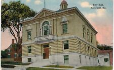 Hallowell City Hall 1910 ME  picture