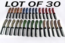 30 pieces Carbon steel Bull cuter knives with leather sheath UM-5045 picture
