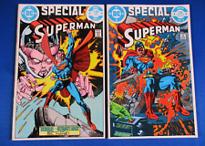 Superman Special  #1 2 DC Comics 1983 1984 Gill Kane Art High Grade picture