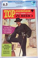 Top Comics Zorro #1 CGC 6.5 from July 1967 Guy Williams photo cover picture