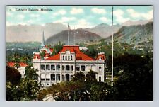Honolulu HI-Hawaii, Executive Building, Antique, Vintage Souvenir Postcard picture
