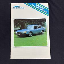 Vintage 1979 Saab Soundings Magazine Rally Brochure Car Information booklet News picture