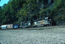 Conrail-PC SD45 6196 on helper set at Horseshoe Curve Sept 12 1976 picture