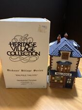 Walpole Tailors Shoppies Dept 56 Heritage Dickens Christmas Snow Village 5926-9 picture