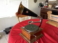 Antique Victor  Talking Machine Vic I phonograph W/Horn Working picture