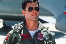Tom Cruise dons sunglasses walking by jet as Maverick from Top Gun 12x18 poster picture