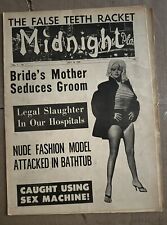 Jayne Mansfield 1962 Midnight Tabloid Gossip Newspaper Mamie Van Doren Hookers picture