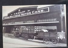 REAL PHOTO BRADY TEXAS DODGE BROTHERS CAR DEALER ADVERTISING POSTCARD COPY picture