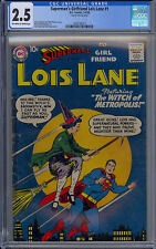 CGC 2.5 SUPERMANS GIRLFRIEND LOIS LANE #1 CLASSIC WITCH LOIS ON BROOMSTICK COVER picture