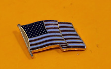 Vintage Pinback USA Flag Patriotic Collectable Hat Pin picture