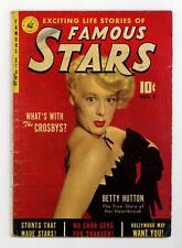 Famous Stars #2 GD- 1.8 1951 picture