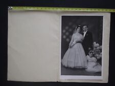 Greece 8 MARCH 1957 VINTAGE real photo Marriage, Newly weds. by photo Pantheon picture