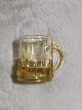 Vintage Federal Miniature Frosty Beer Mug Shot Glass Toothpick Holder  picture