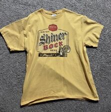 Shiner Bock Beer T-Shirt Men's Size Large Texas Spoetzl Brewery picture